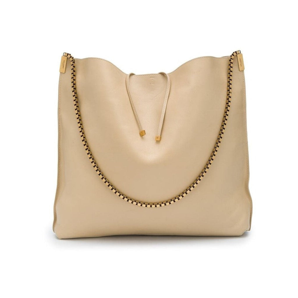 Saint Laurent Suzanne Hobo Bag - Beige Calfskin Elegance