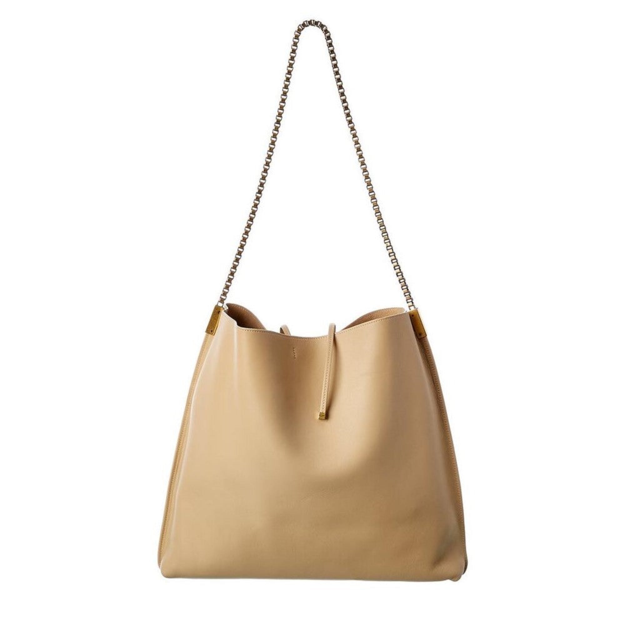 Saint Laurent Suzanne Hobo Bag - Beige Calfskin Elegance