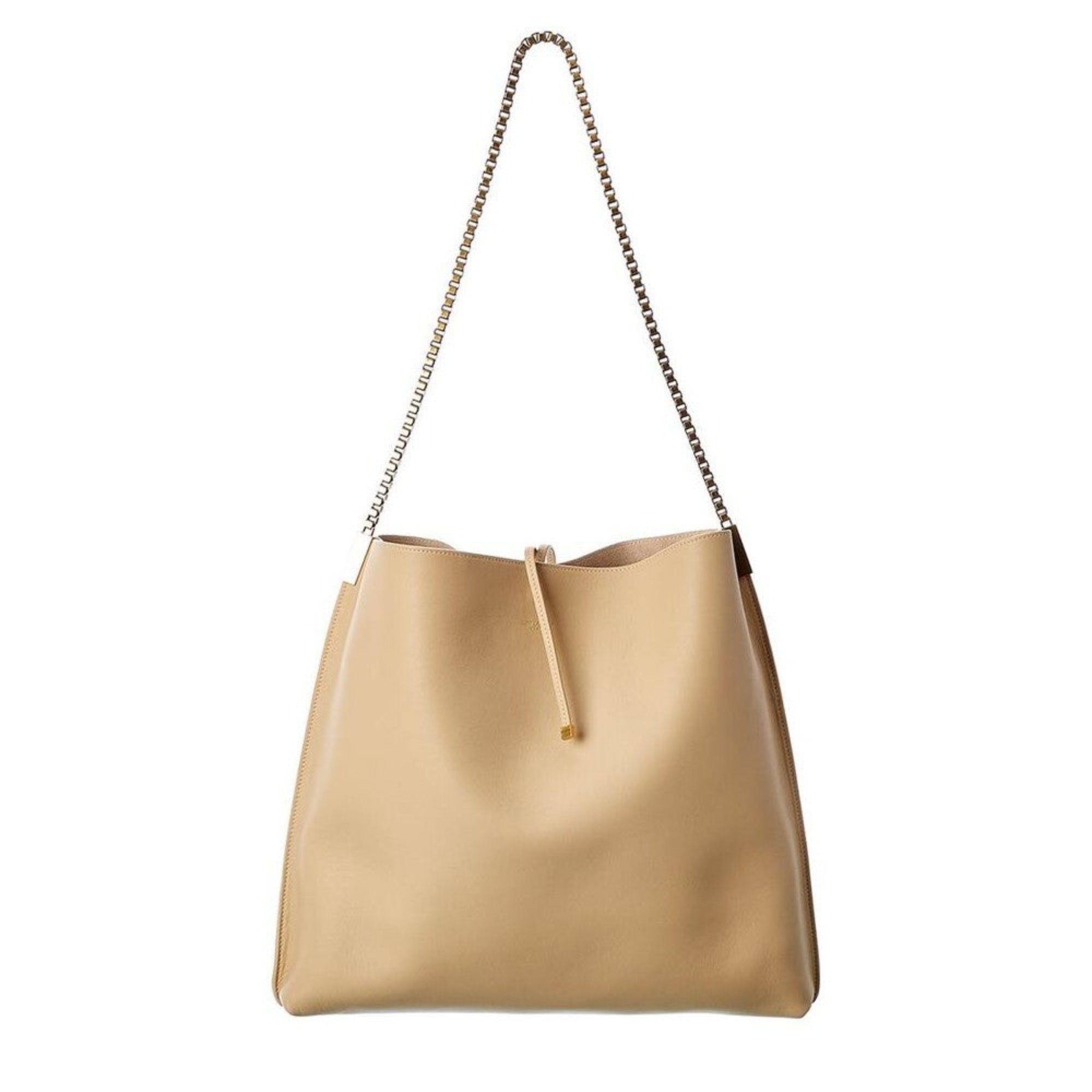 Saint Laurent Suzanne Hobo Bag - Beige Calfskin Elegance