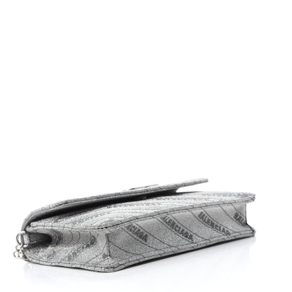Chain Bag & Leather Wallet: Balenciaga Glitter Leather Bag Luxe -   Shop Bags LLC 