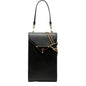 Chain Strap Mini Bag Handbags - Prada Saffiano Lux Black Elegance -   Shop Bags LLC