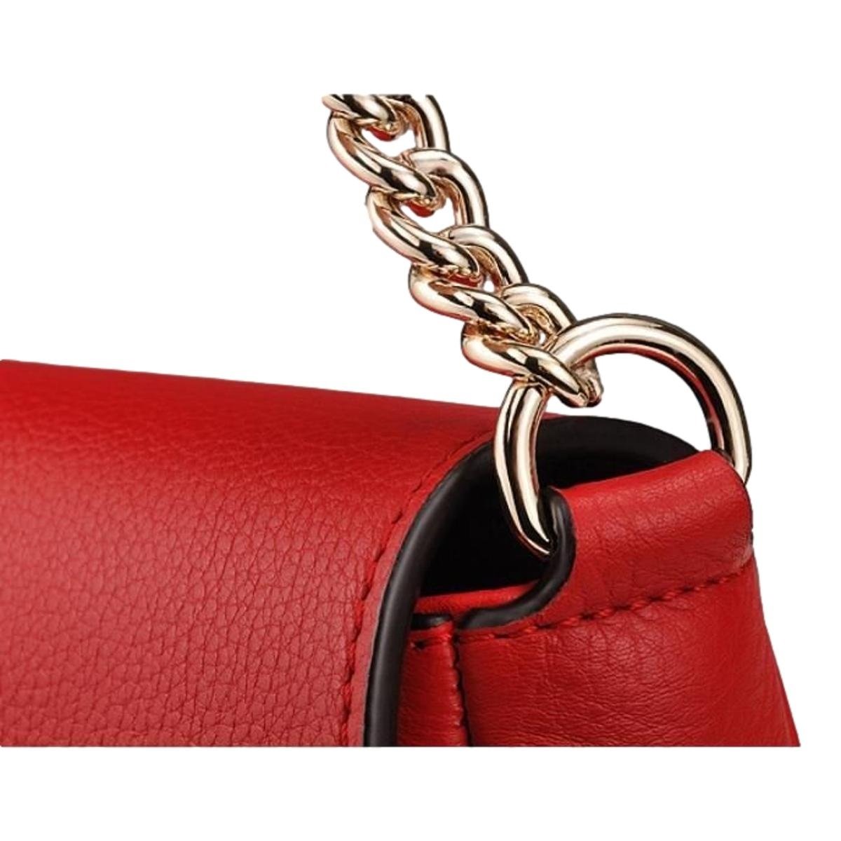 Gucci Soho Disco Red Leather Bag - Stylish Crossbody for Any Occasion