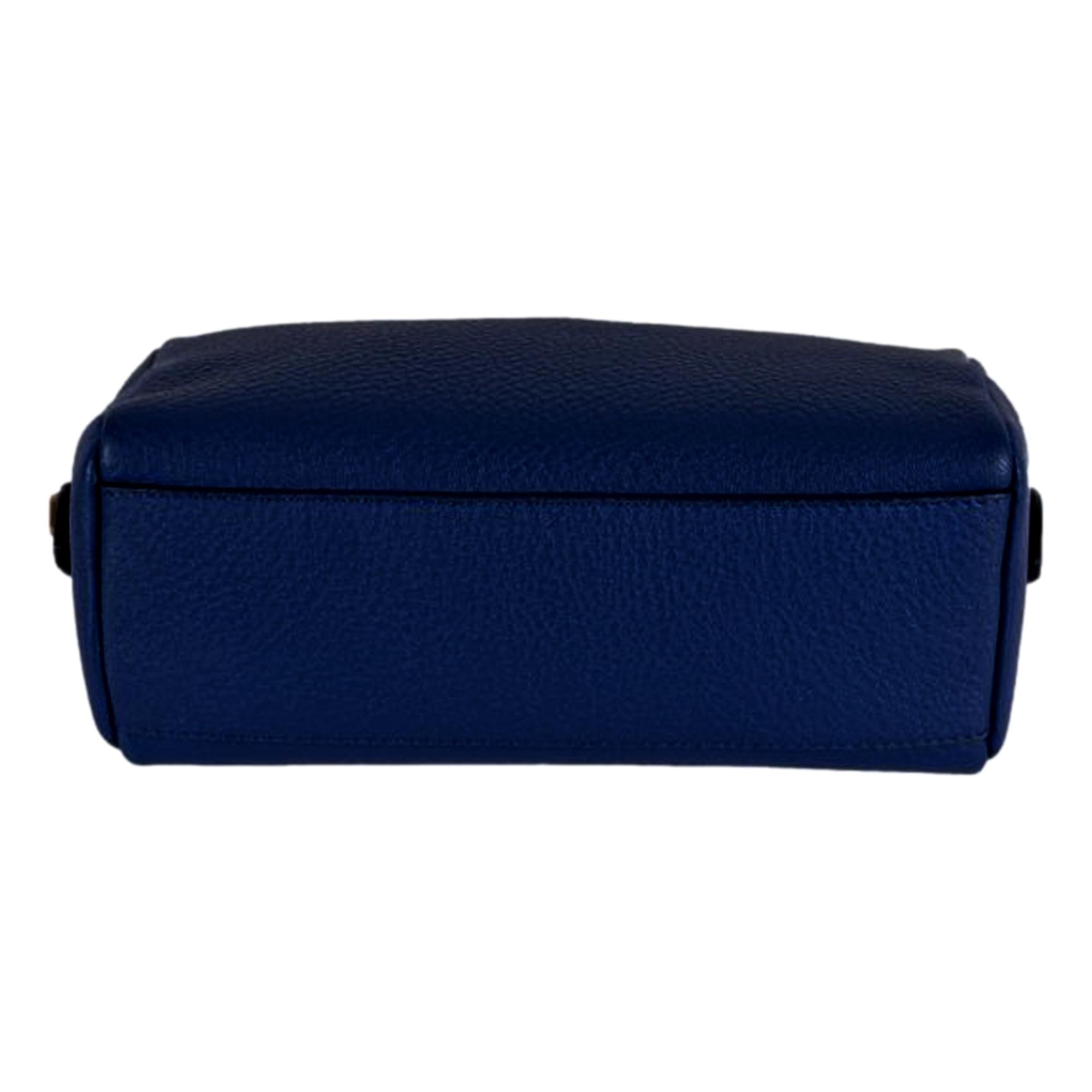 Chic Prada Navy Vanity Case: Elegance in Compact Design -   Shop Bags LLC
