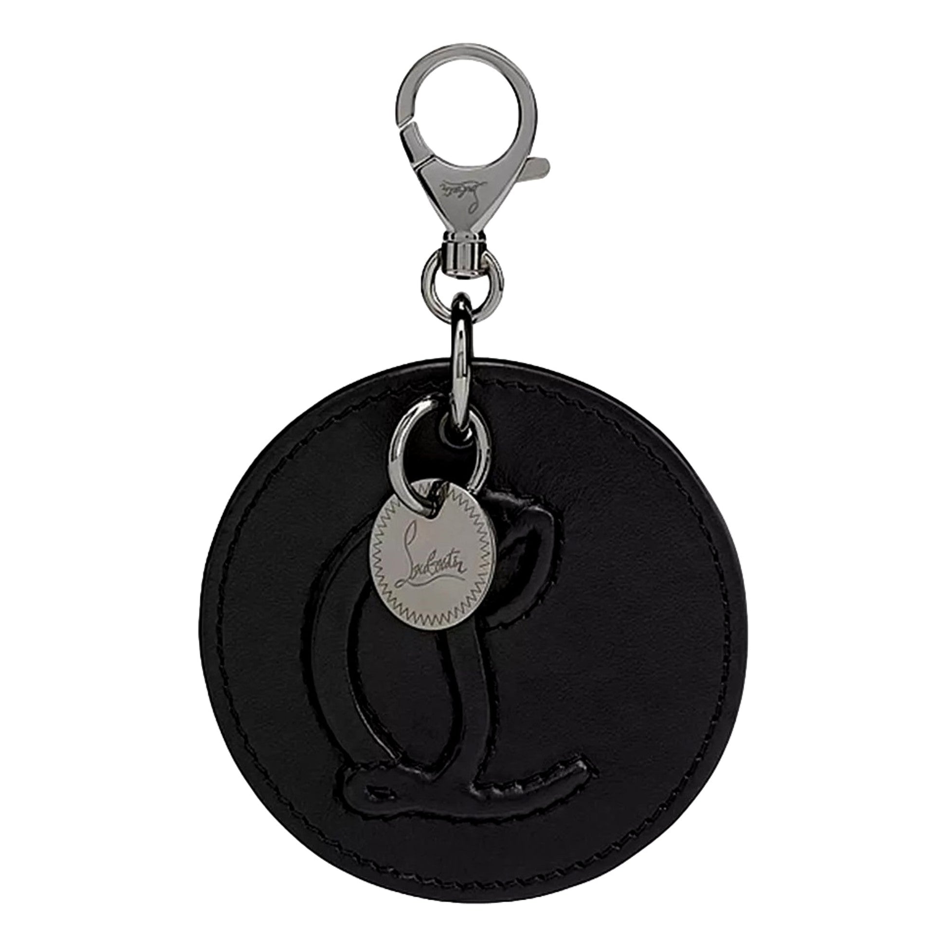 Christian Louboutin Black Bag Charm Keychain - Luxury Leather -   Shop Bags LLC