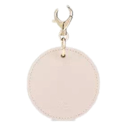 Christian Louboutin Leather Bag Charm Keychain in Leche Cream -   Shop Bags LLC