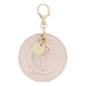Christian Louboutin Leather Bag Charm Keychain in Leche Cream -   Shop Bags LLC
