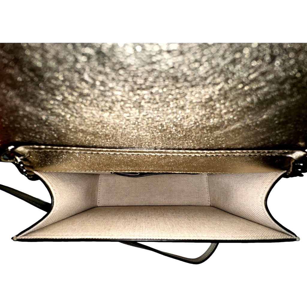 Clutch Bag, Crossbody Bag - Jimmy Choo Luxury Metal Gold Bag -   Shop Bags LLC 