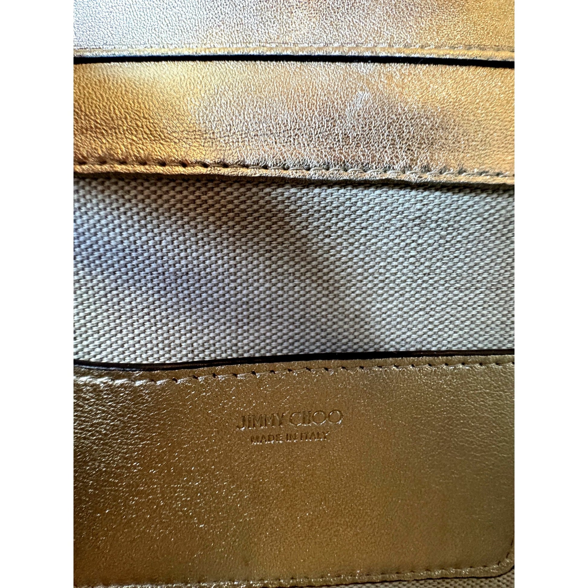 Clutch Bag, Crossbody Bag - Jimmy Choo Luxury Metal Gold Bag -   Shop Bags LLC 
