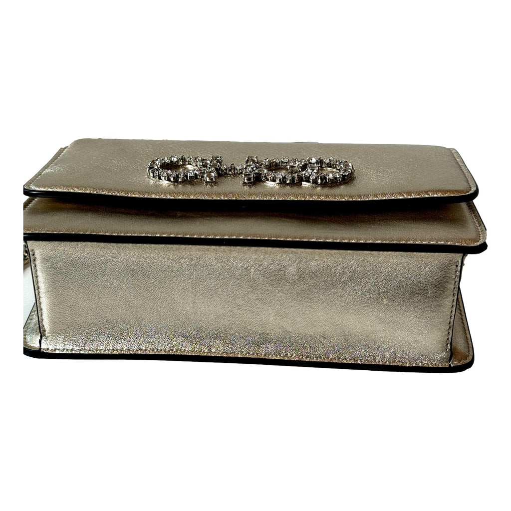 Clutch Bag, Crossbody Bag - Jimmy Choo Luxury Metal Gold Bag -   Shop Bags LLC 