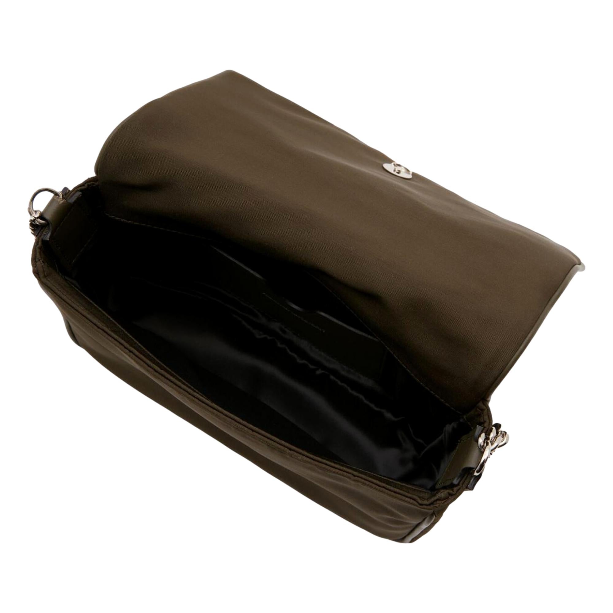 Edgy Alexander McQueen Shoulder Bag - Army Green Graffiti Skull Design -  