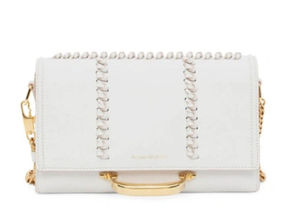 Elegant Alexander McQueen Whipstitch Leather Shoulder Bag -   Shop Bags LLC 