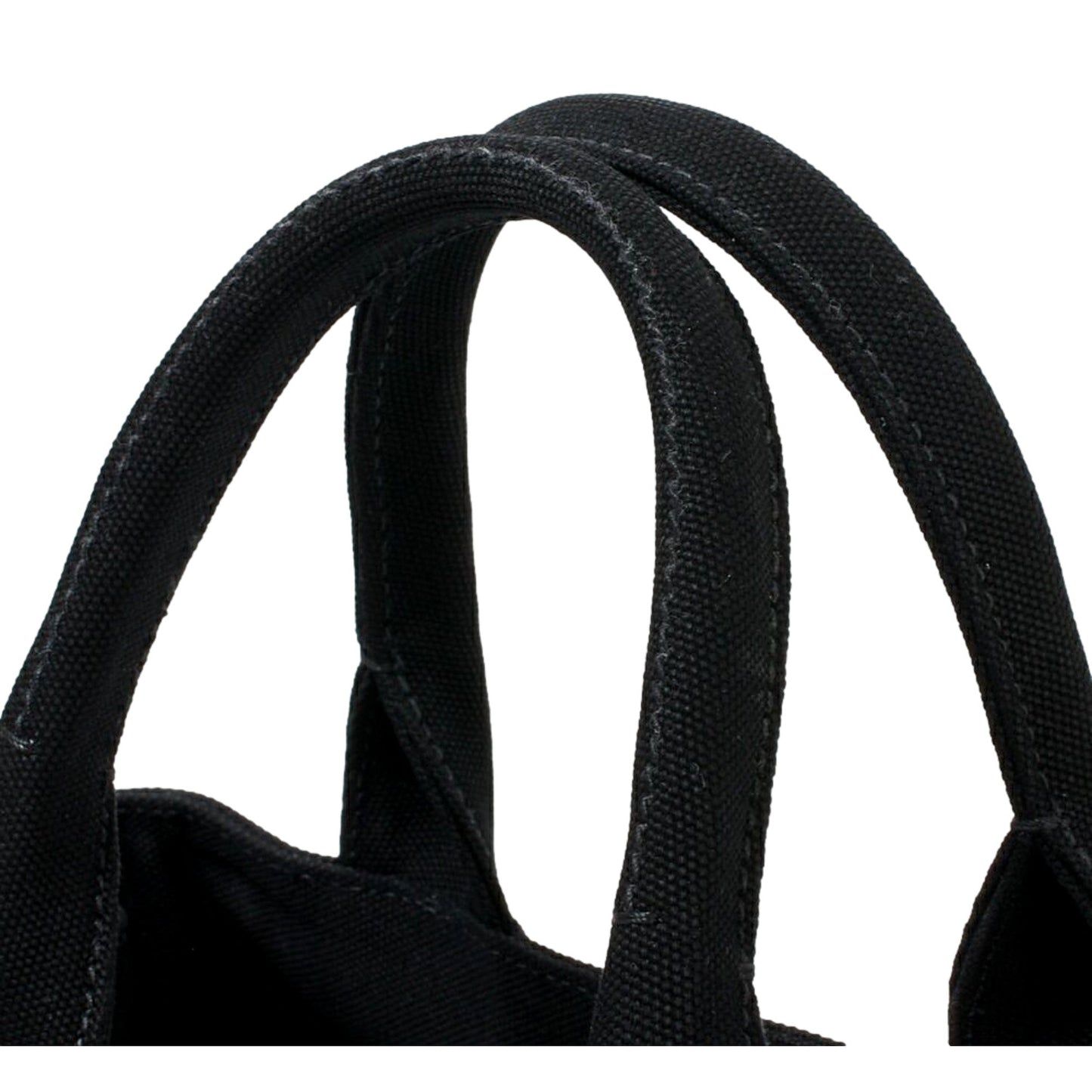 Elegant Black Canvas Tote Handbag | Prada Canapa Tote Handbag -   Shop Bags LLC 