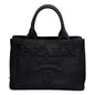 Elegant Black Canvas Tote Handbag | Prada Canapa Tote Handbag -   Shop Bags LLC 