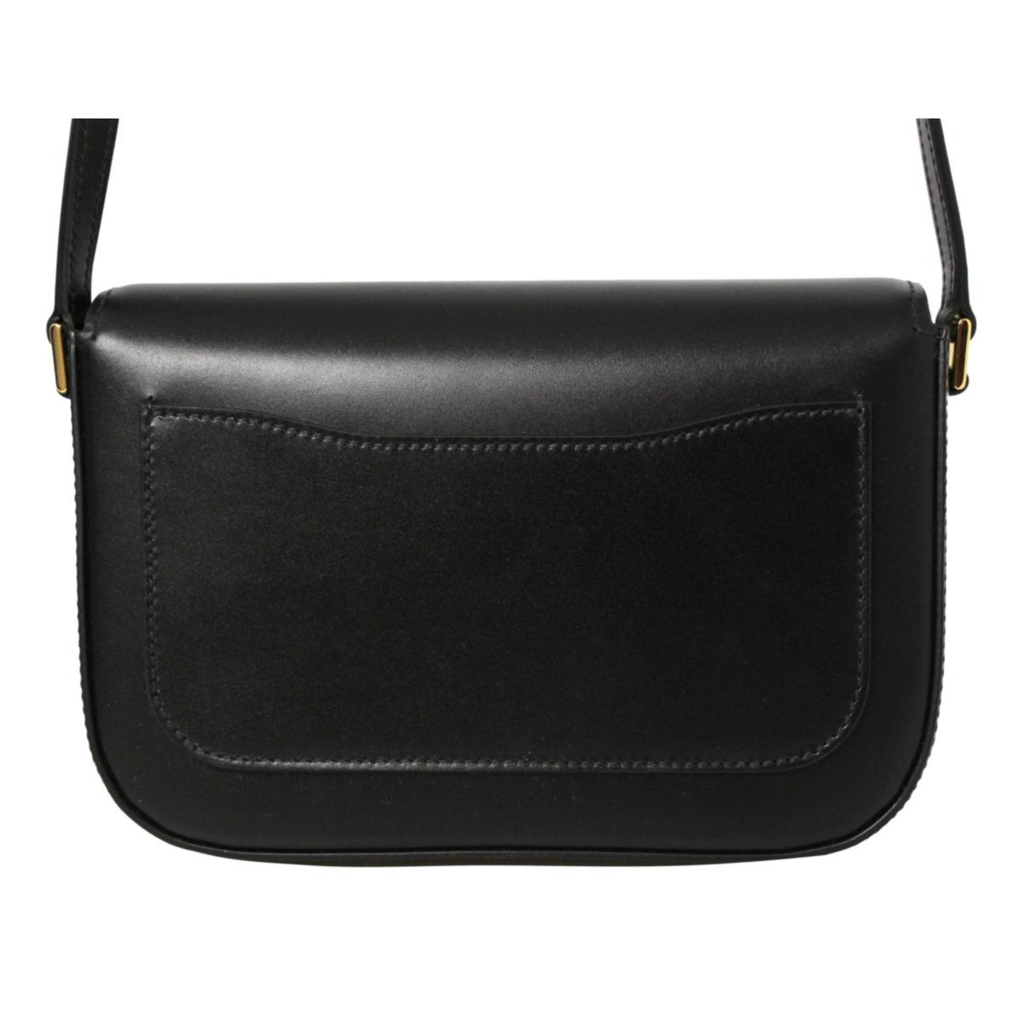 Elegant Crossbody Bag: Black Leather Bag by Prada - Shop Now -   Shop Bags LLC 