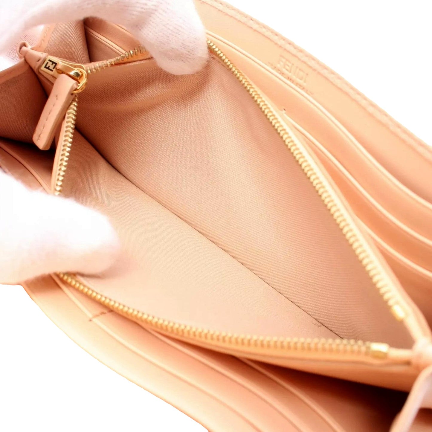 Elegant Envelope Wallet: Fendi Womens Wallet in Light Rose Beige Pink -   Shop Bags LLC 