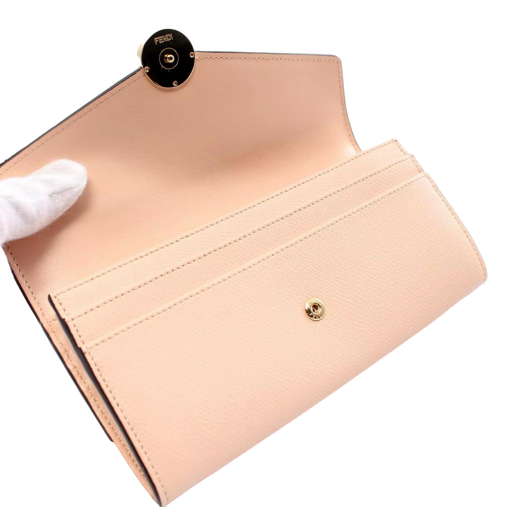 Elegant Envelope Wallet: Fendi Womens Wallet in Light Rose Beige Pink -   Shop Bags LLC 