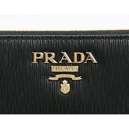 Elegant Prada Leather Wallet with Ample Space & Security -   Shop Bags LLC 