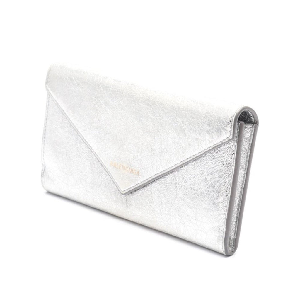 Envelope Wallet: Luxury Women's Silver Wallet by Balenciaga -   Shop Bags LLC 