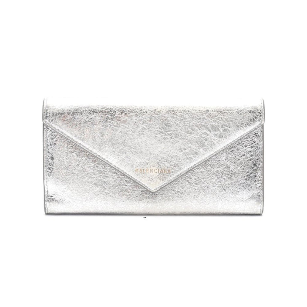 Envelope Wallet: Luxury Women's Silver Wallet by Balenciaga -   Shop Bags LLC 