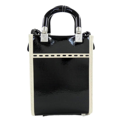 FENDI FF Mini Tote Bag | Crossbody Black Bag | Leather & Canvas -   Shop Bags LLC 
