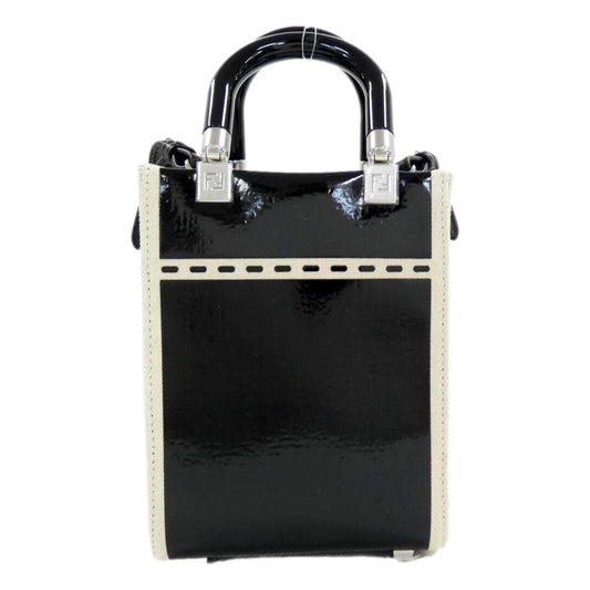 FENDI FF Mini Tote Bag | Crossbody Black Bag | Leather & Canvas -   Shop Bags LLC 