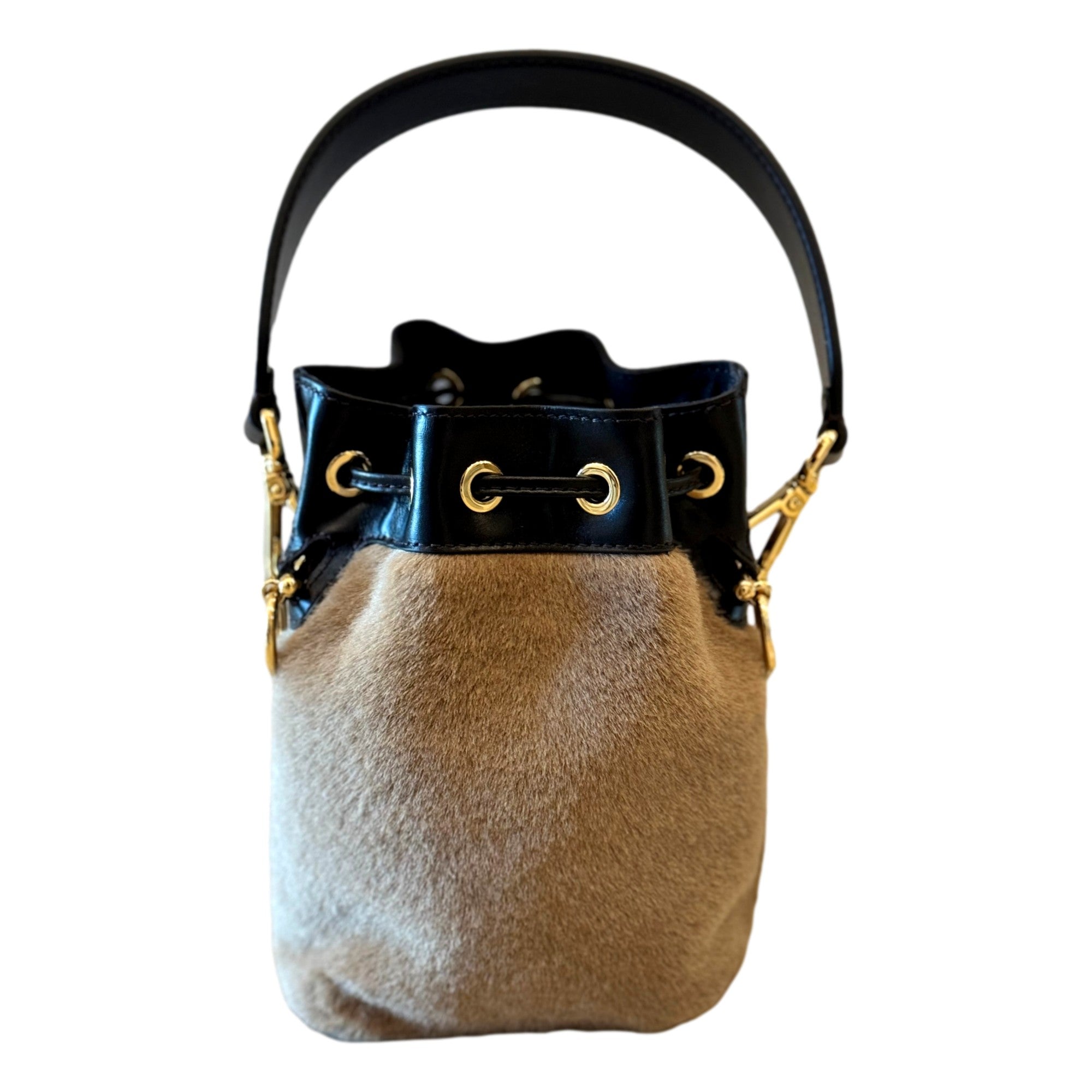 Fendi Bag: Mon Tresor Shearling Superlux - Bucket & Mini Bag Luxury -   Shop Bags LLC 