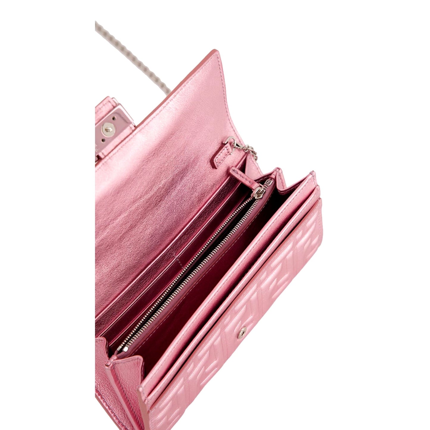 Fendi Baguette Metallic Pink Wallet – Luxe Crossbody for Day & Night -   Shop Bags LLC 
