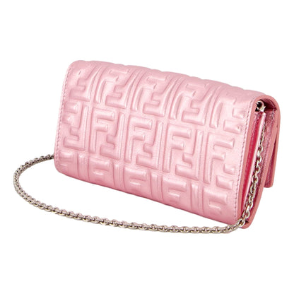 Fendi Baguette Metallic Pink Wallet – Luxe Crossbody for Day & Night -   Shop Bags LLC 