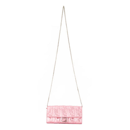 Fendi Baguette Metallic Pink Wallet – Luxe Crossbody for Day & Night -   Shop Bags LLC 
