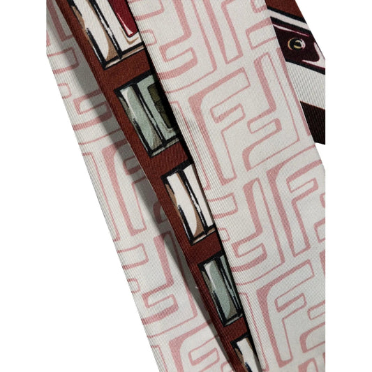 Fendi Baguette Print Silk Wrappy Scarf - Elevate Your Style