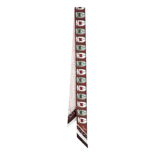 Fendi Baguette Print Silk Wrappy Scarf - Elevate Your Style