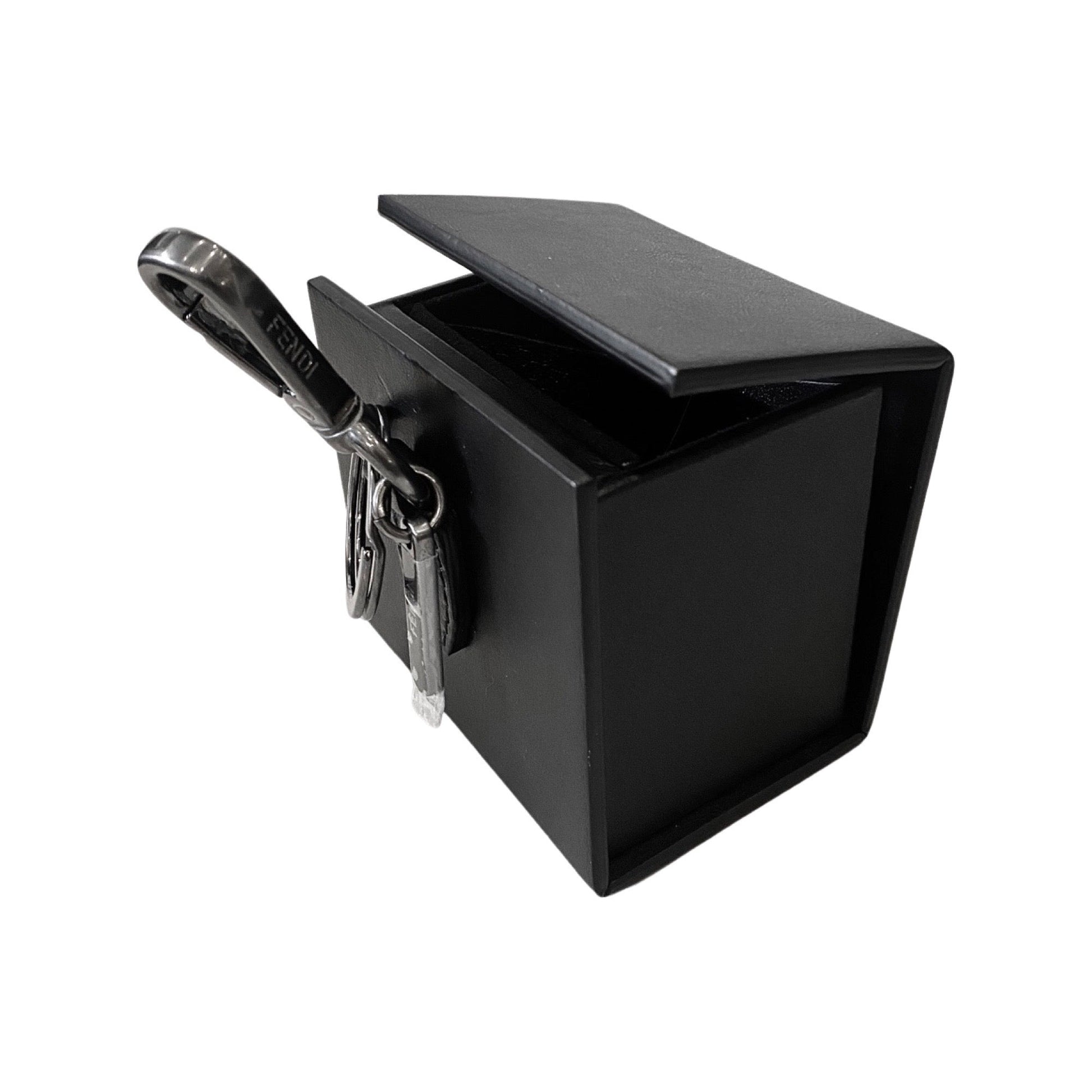 Fendi Black Leather Key Ring - Luxury and Elegance in Every Detail -   Shop Bags LLC 