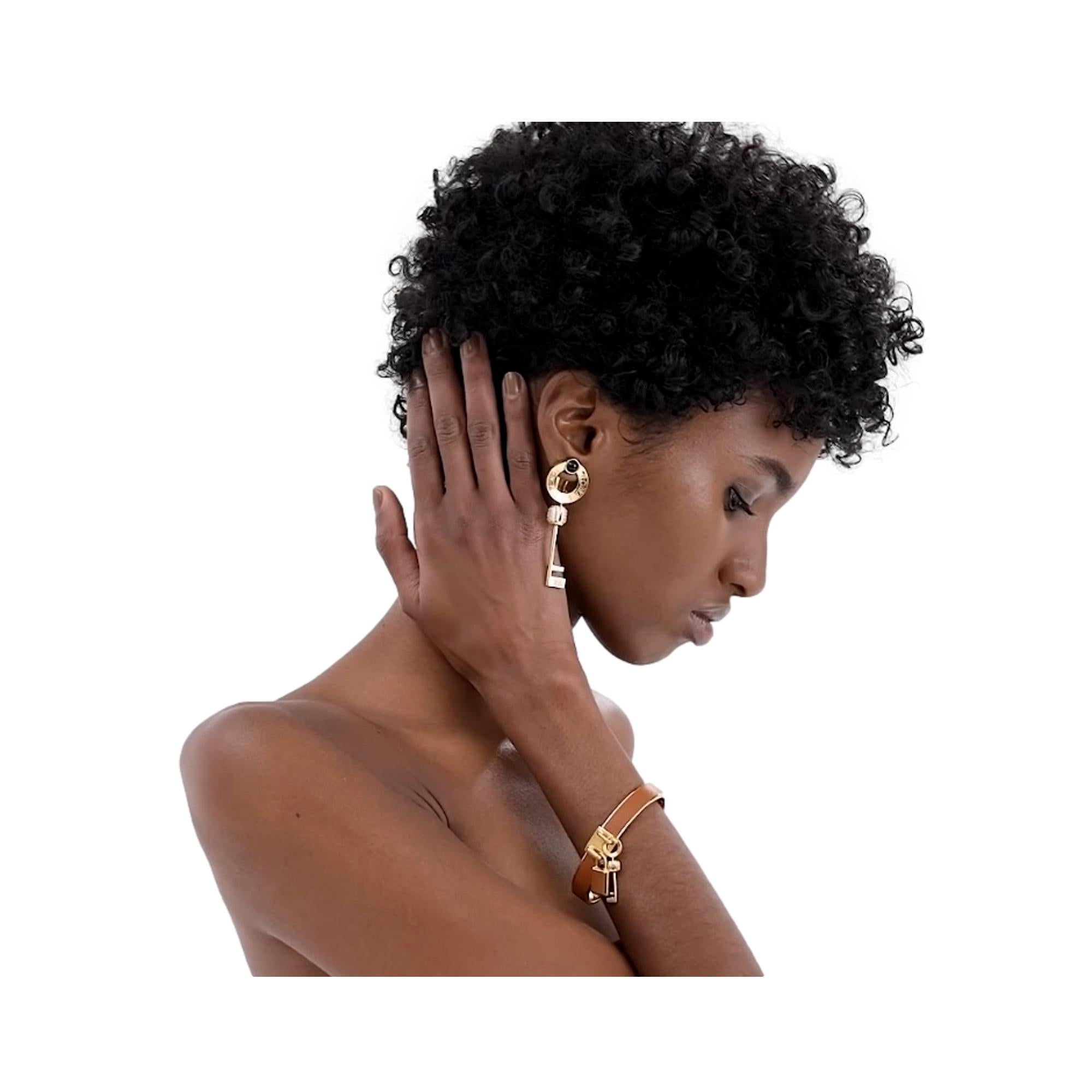 Fendi Brandy Leather Gold Bracelet - Elegant Medium Wrist Accessory -   Shop Bags LLC 