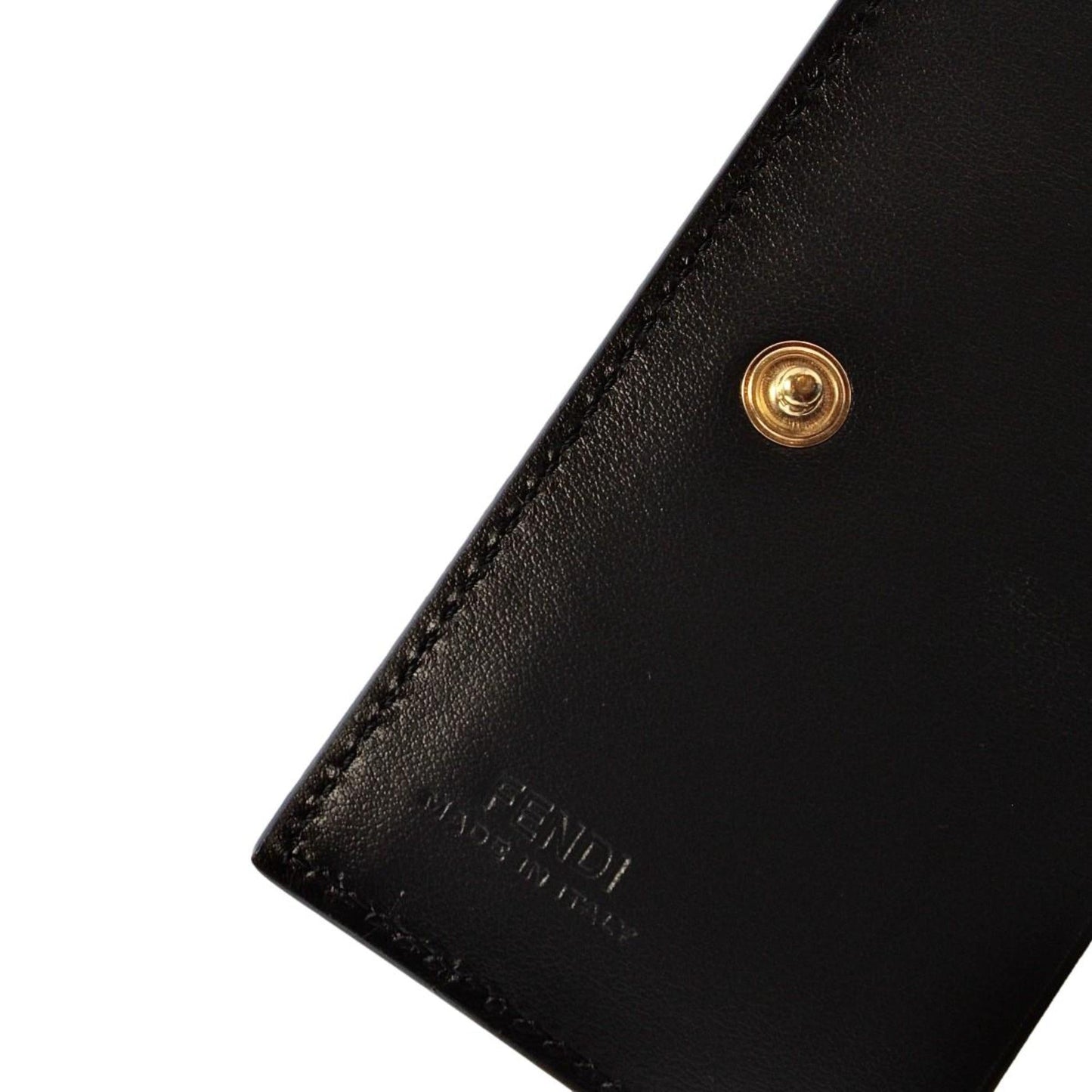 Fendi Calf Leather Bifold Wallet - Stylish & Functional Accessory -   Shop Bags LLC