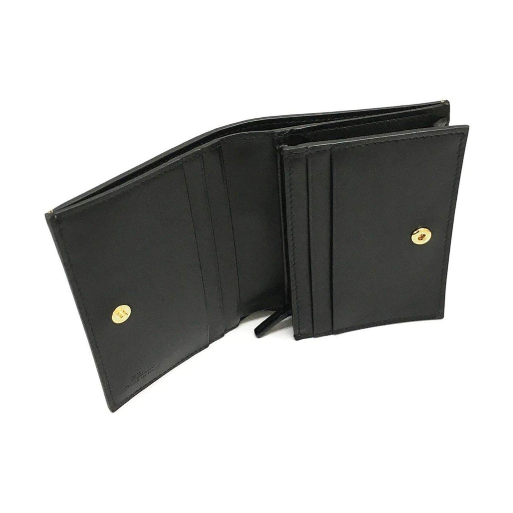 Fendi Calf Leather Bifold Wallet - Stylish & Functional Accessory -   Shop Bags LLC
