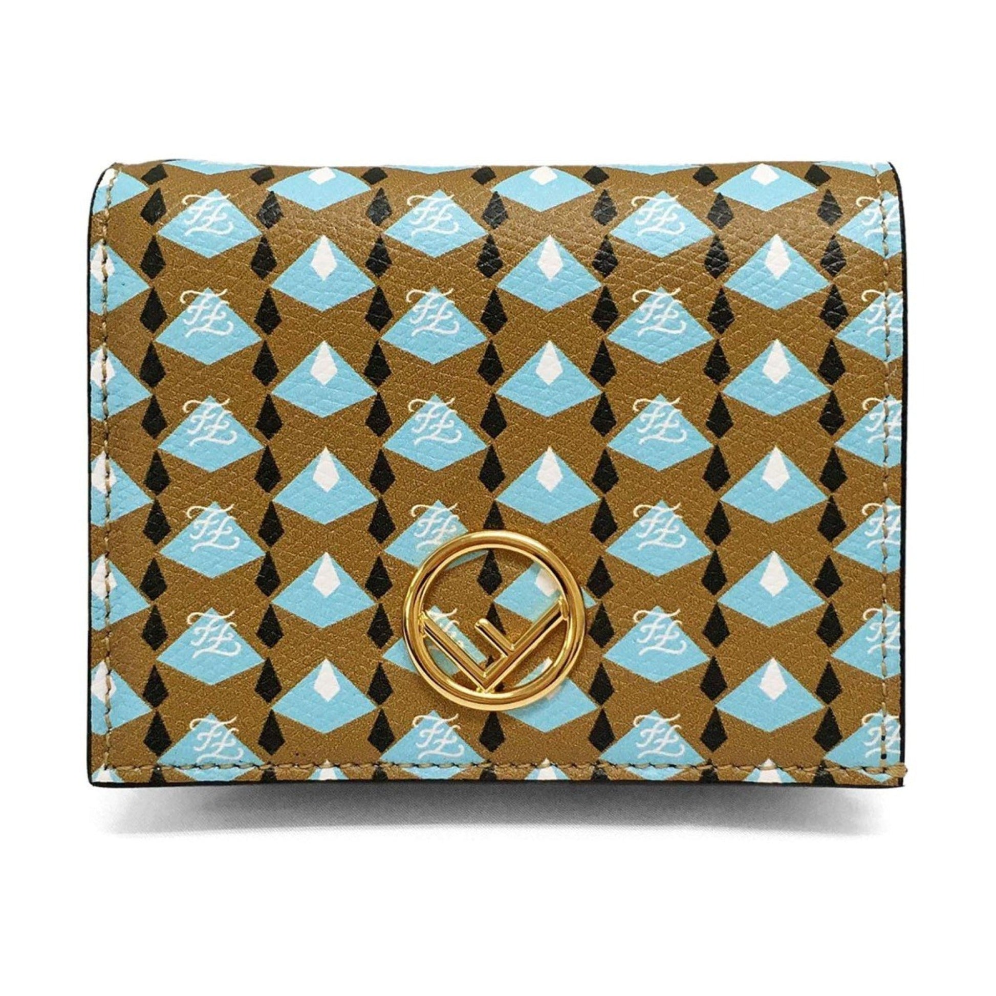 Fendi Calf Leather Bifold Wallet - Stylish & Functional Accessory -   Shop Bags LLC