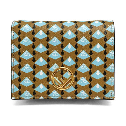 Fendi Calf Leather Bifold Wallet - Stylish & Functional Accessory -   Shop Bags LLC