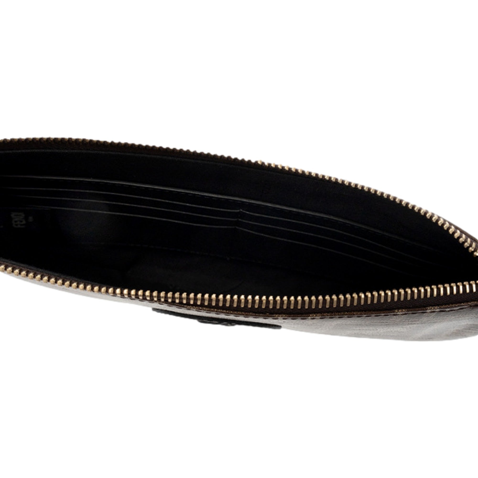 Fendi Canvas Flat Zipper Pouch Clutch - Timeless Zucca Design -   Shop Bags LLC