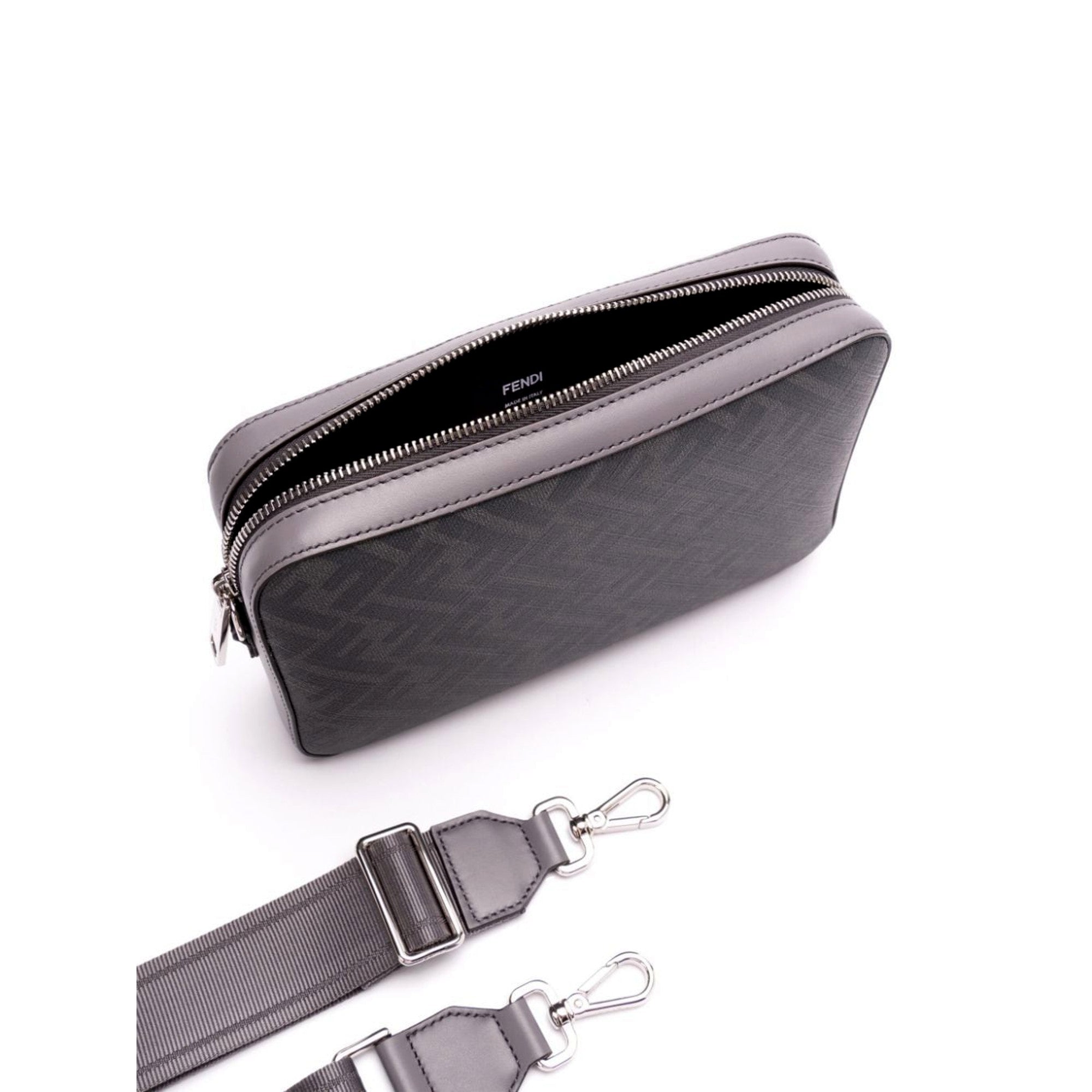 Fendi Diagonal FF Jacquard Camera Case - Chic Italian Luxury Bag -   Shop Bags LLC