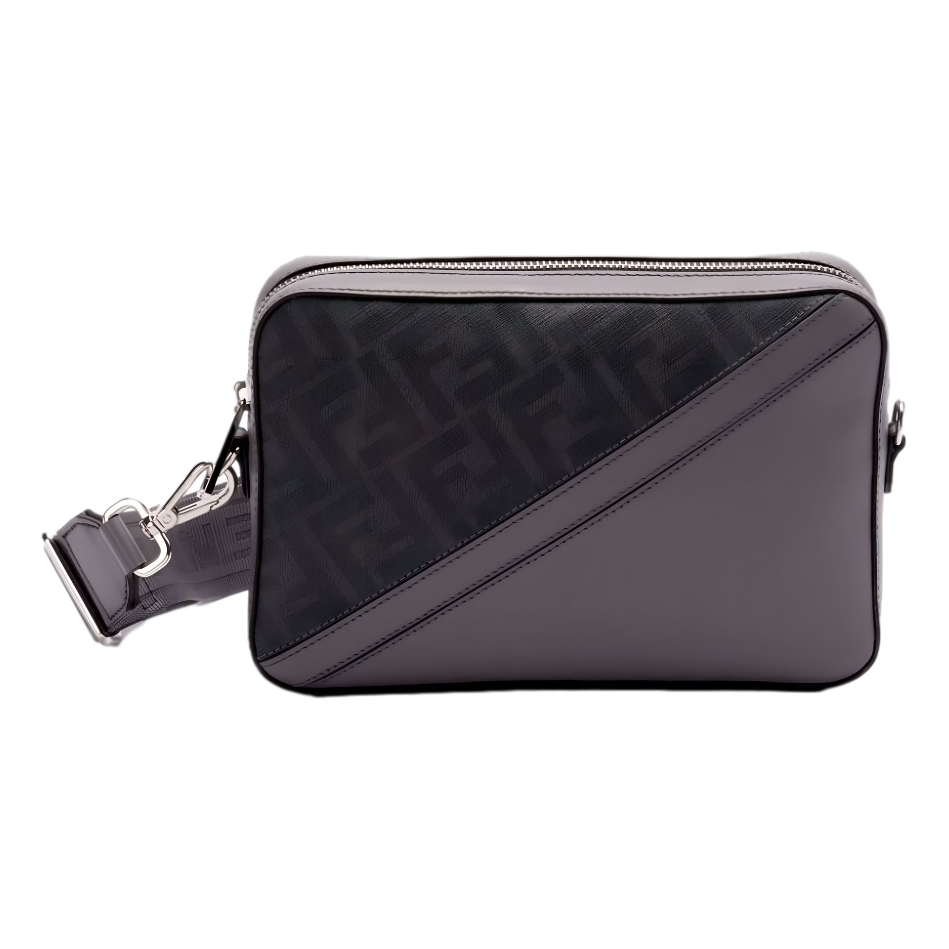Fendi Diagonal FF Jacquard Camera Case - Chic Italian Luxury Bag -   Shop Bags LLC
