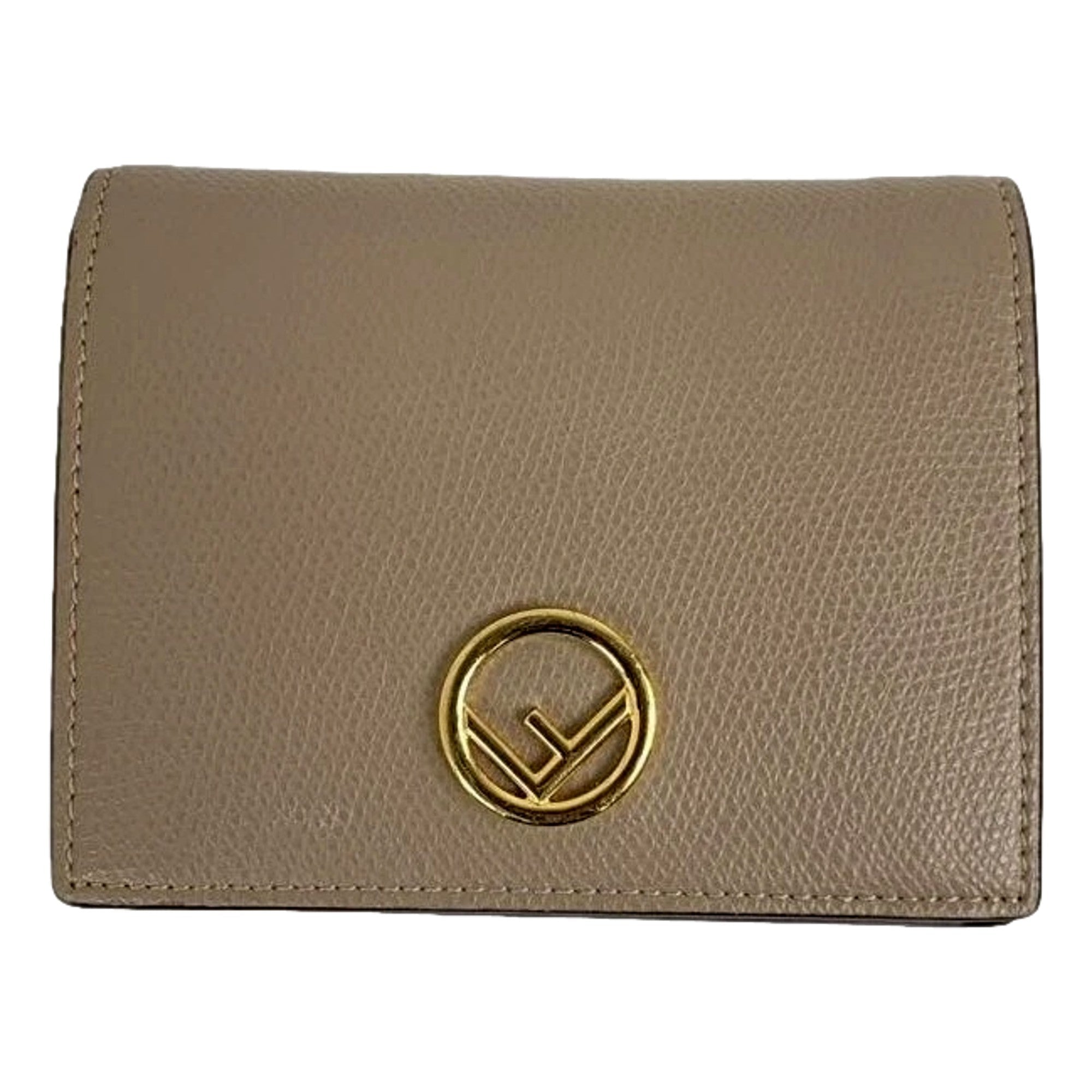 Fendi F: Tortora Gray Leather Bifold Wallet - Italian Craftsmanship -   Shop Bags LLC