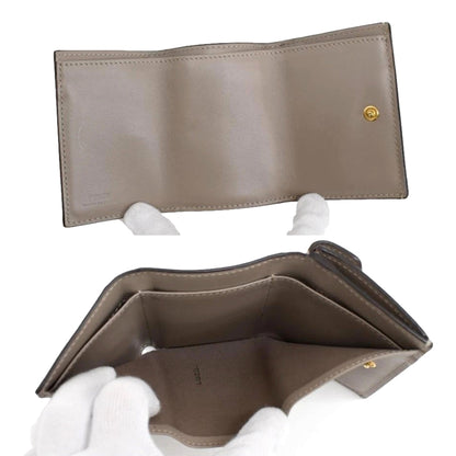 Fendi F Wallet: Luxury Gray Leather Trifold for Timeless Elegance -   Shop Bags LLC