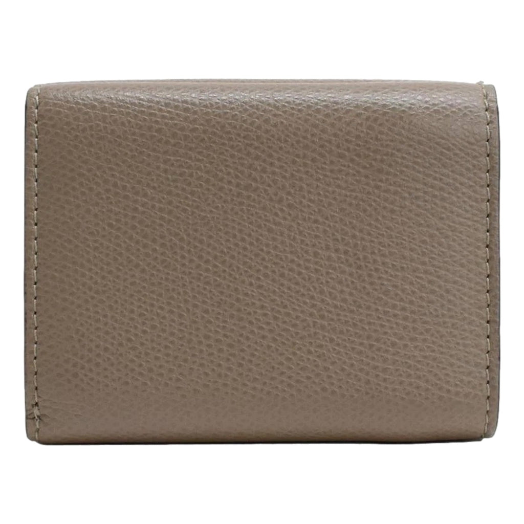 Fendi F Wallet: Luxury Gray Leather Trifold for Timeless Elegance -   Shop Bags LLC