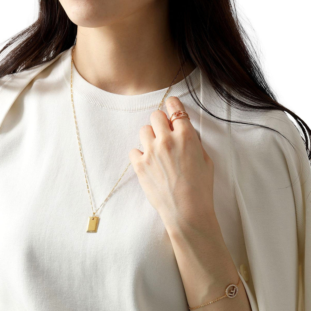 Fendi F is Fendi Circle Logo Crystal Ring - Elegance in Rose Gold -   Shop Bags 