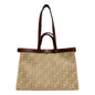 Fendi FF Peekaboo X-Lite Brown Beige Canvas and Leather Tote -   Shop Bags LLC
