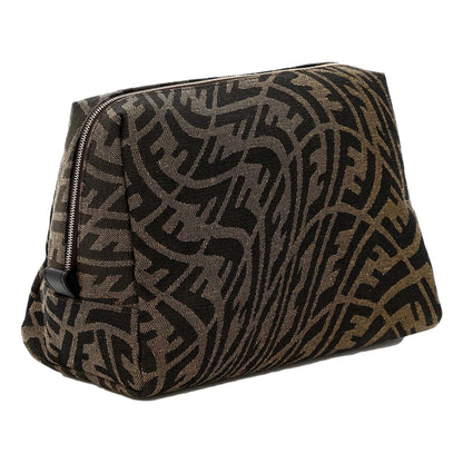 Fendi FF Vertigo Beauty Pouch - Stylish Travel Clutch Bag -  