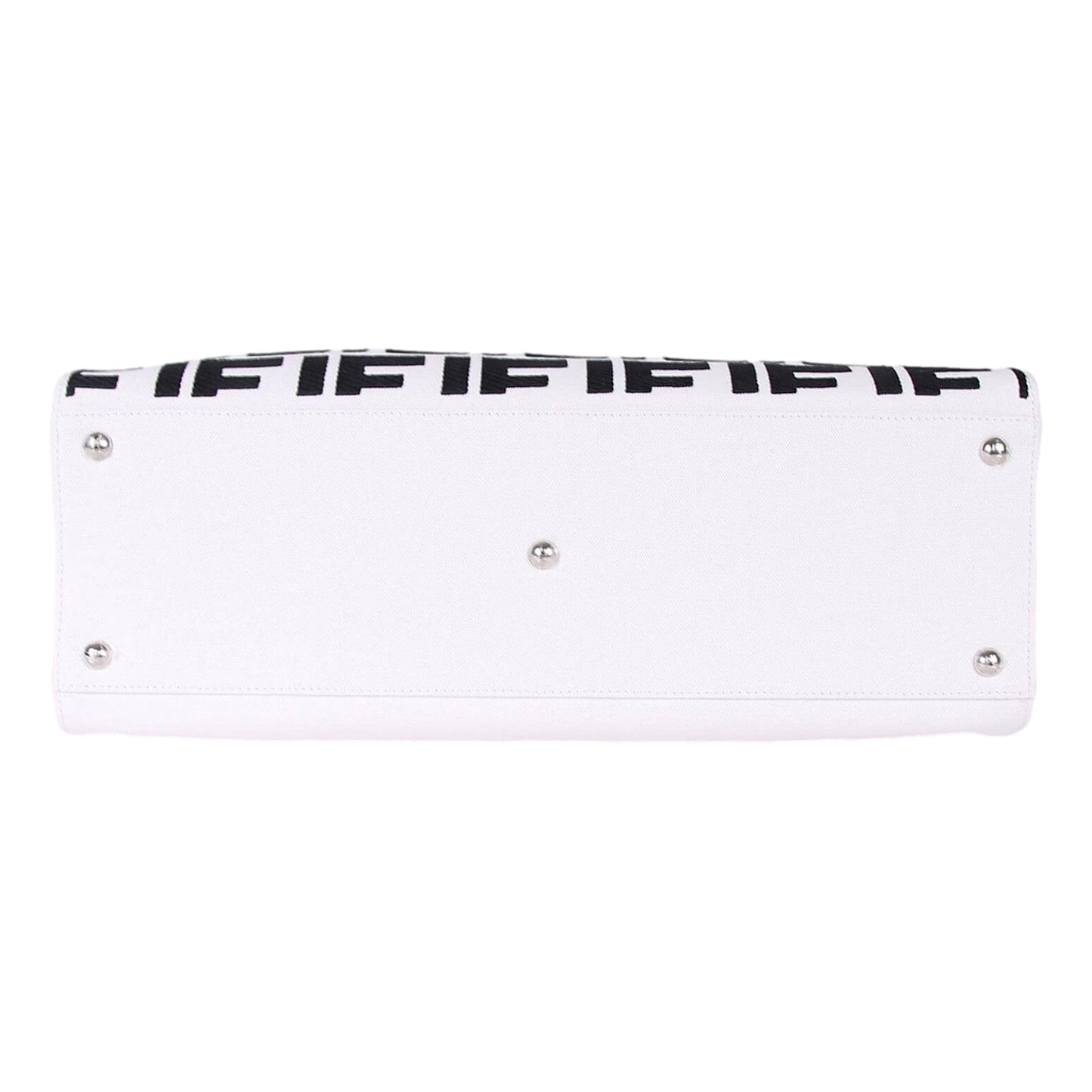 Fendi FF X-Tote: Luxury Canvas Leather Bag in Black & White -   Shop Bags LLC