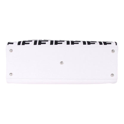 Fendi FF X-Tote: Luxury Canvas Leather Bag in Black & White -   Shop Bags LLC