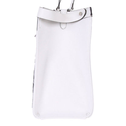 Fendi FF X-Tote: Luxury Canvas Leather Bag in Black & White -   Shop Bags LLC