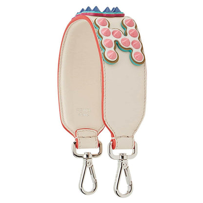 Fendi "FUN" Studded Leather Strap - Add Flair to Your Bag -   Shop Bags LLC